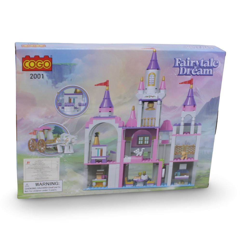 Cogo Fairytale Dream Castle Building Blocks Set – 516 Pieces