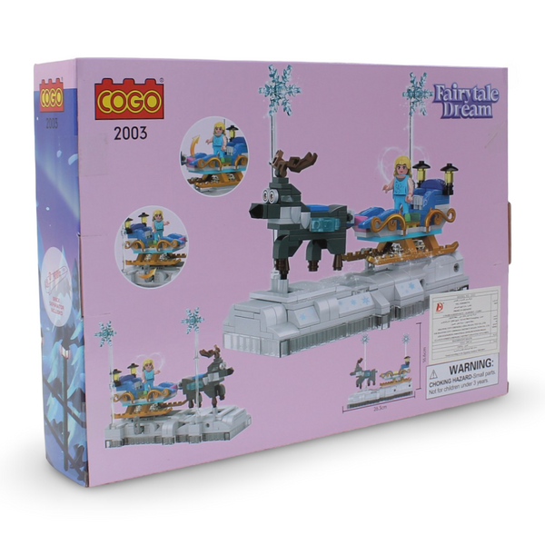 Cogo Fairytale Dream Sleigh Building Blocks Set – 306 Pieces