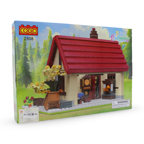 Cogo Holiday Bungalow Cosy Woodland Cottage Building Block Set – 797Pcs