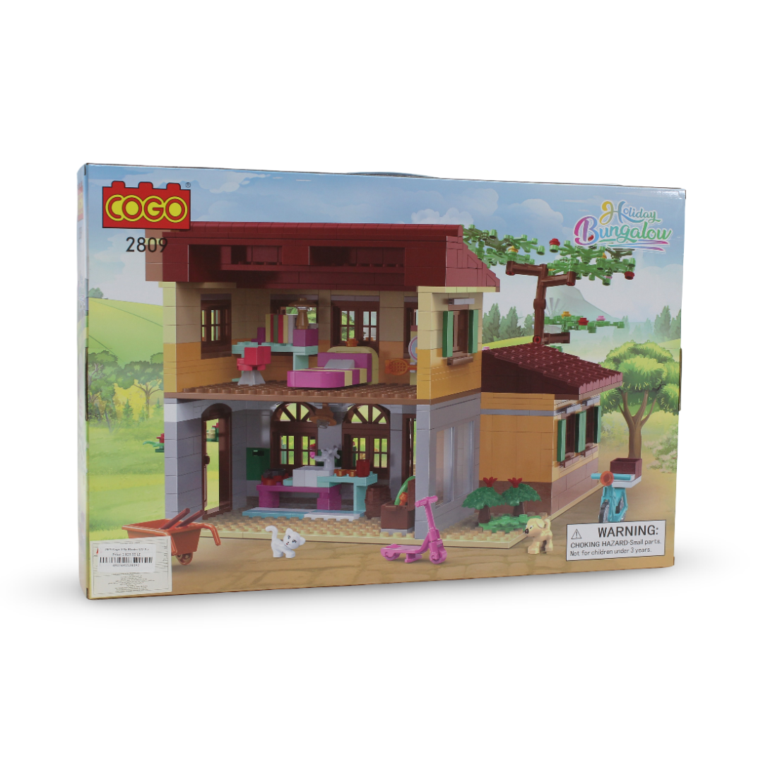Cogo Holiday Country Villa Building Block Set – 922 Pcs