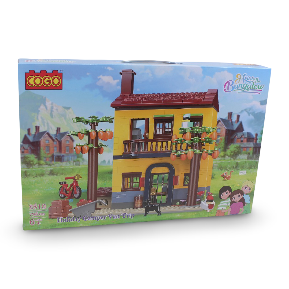 Cogo Holiday Camper Van Trip Building Blocks Set – 798 Pieces
