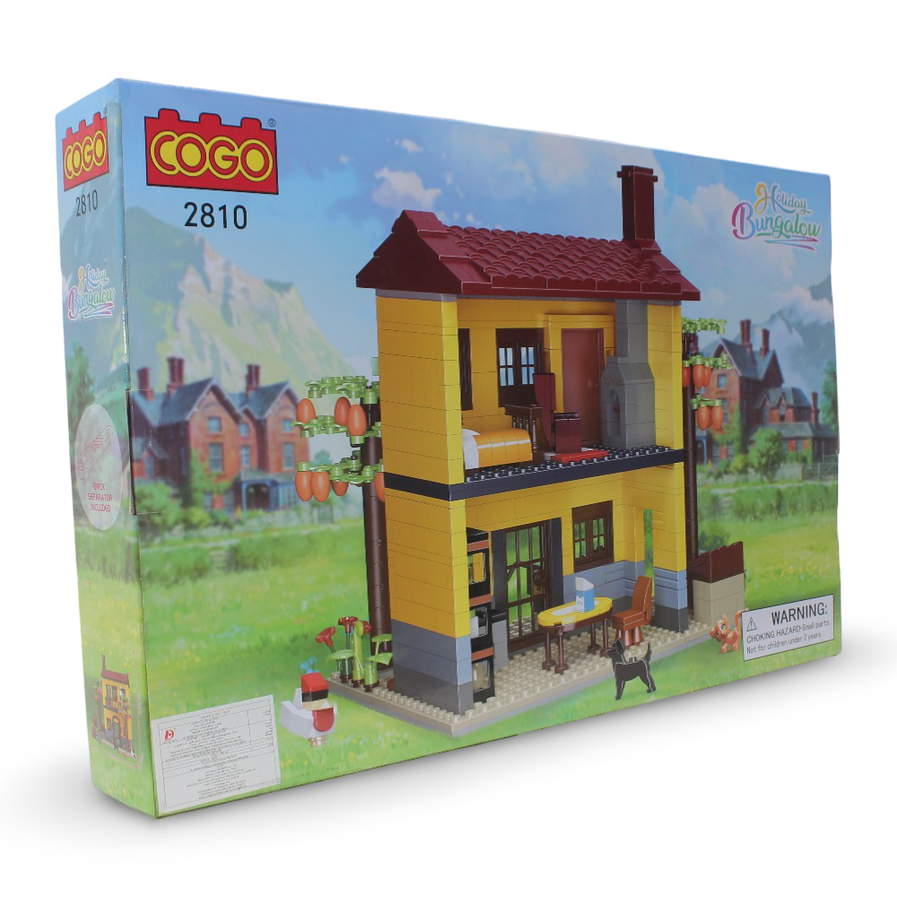 Cogo Holiday Camper Van Trip Building Blocks Set – 798 Pieces