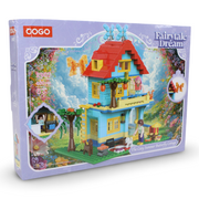 Cogo Fairytale Dream Cozy Summer Butterfly Cottage Building Block Set – 480 Pcs