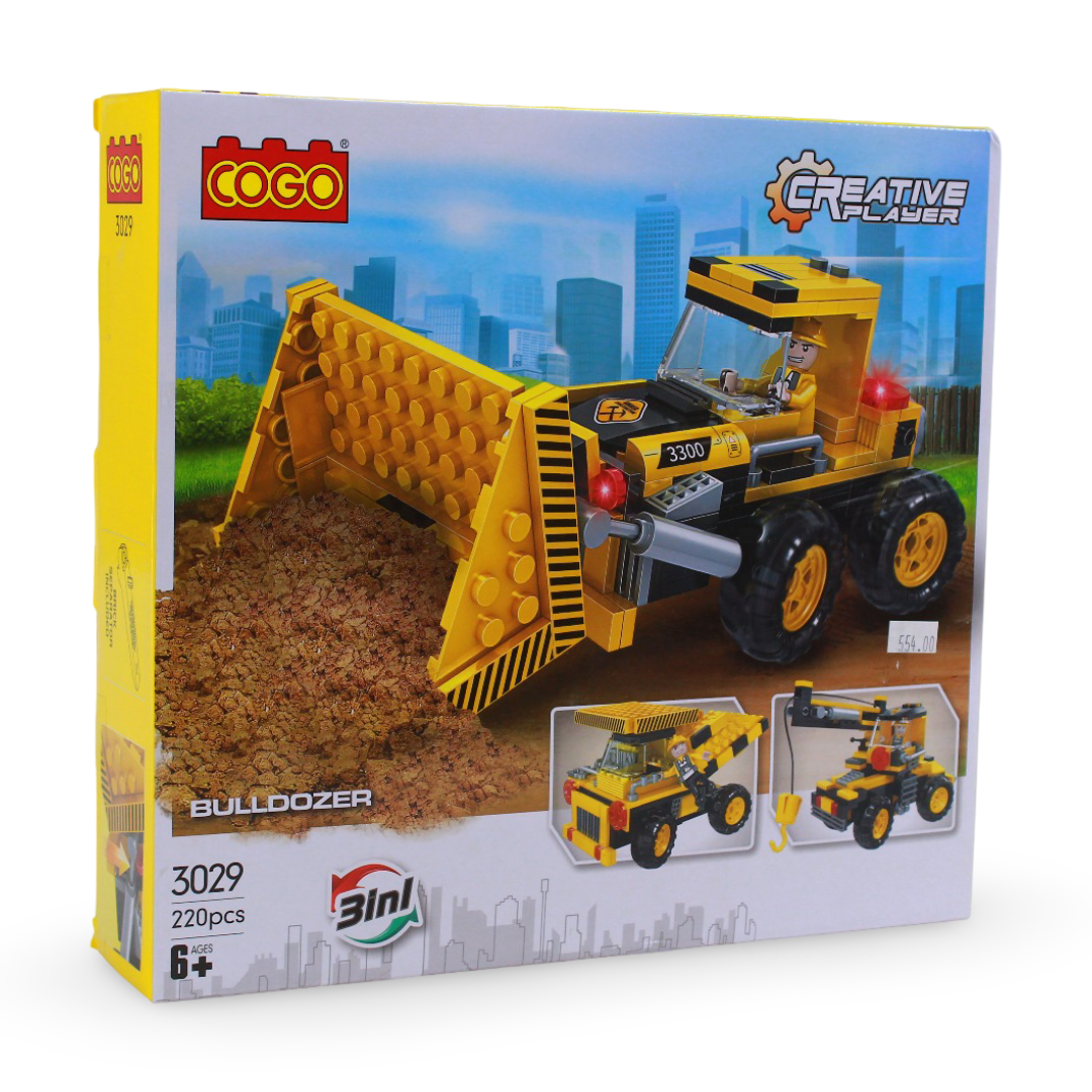 Cogo "Creative Player" Building Block Set – 220 Pcs