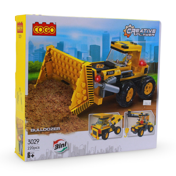 Cogo "Creative Player" Building Block Set – 220 Pcs