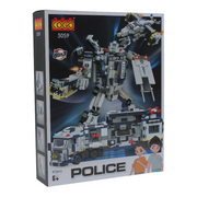Cogo Police 8-in-3 Building Block Set – 812 Pcs
