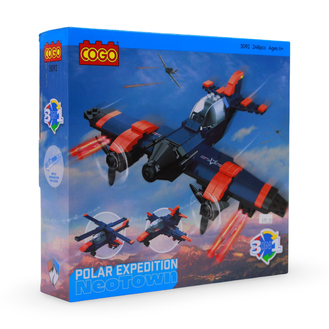 Cogo Polar Expedition Neotown 3-in-1 Building Block Set