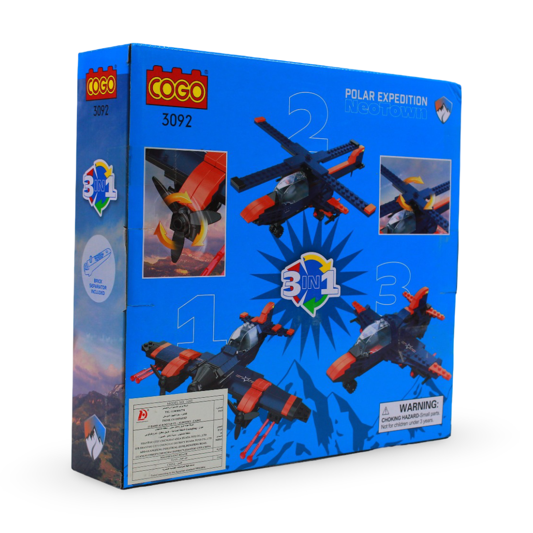Cogo Polar Expedition Neotown 3-in-1 Building Block Set