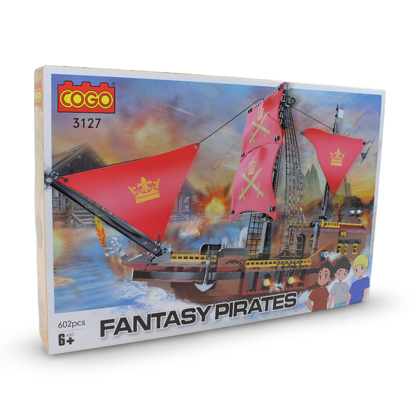 Cogo Fantasy Pirates Building Block Set – 602Pcs