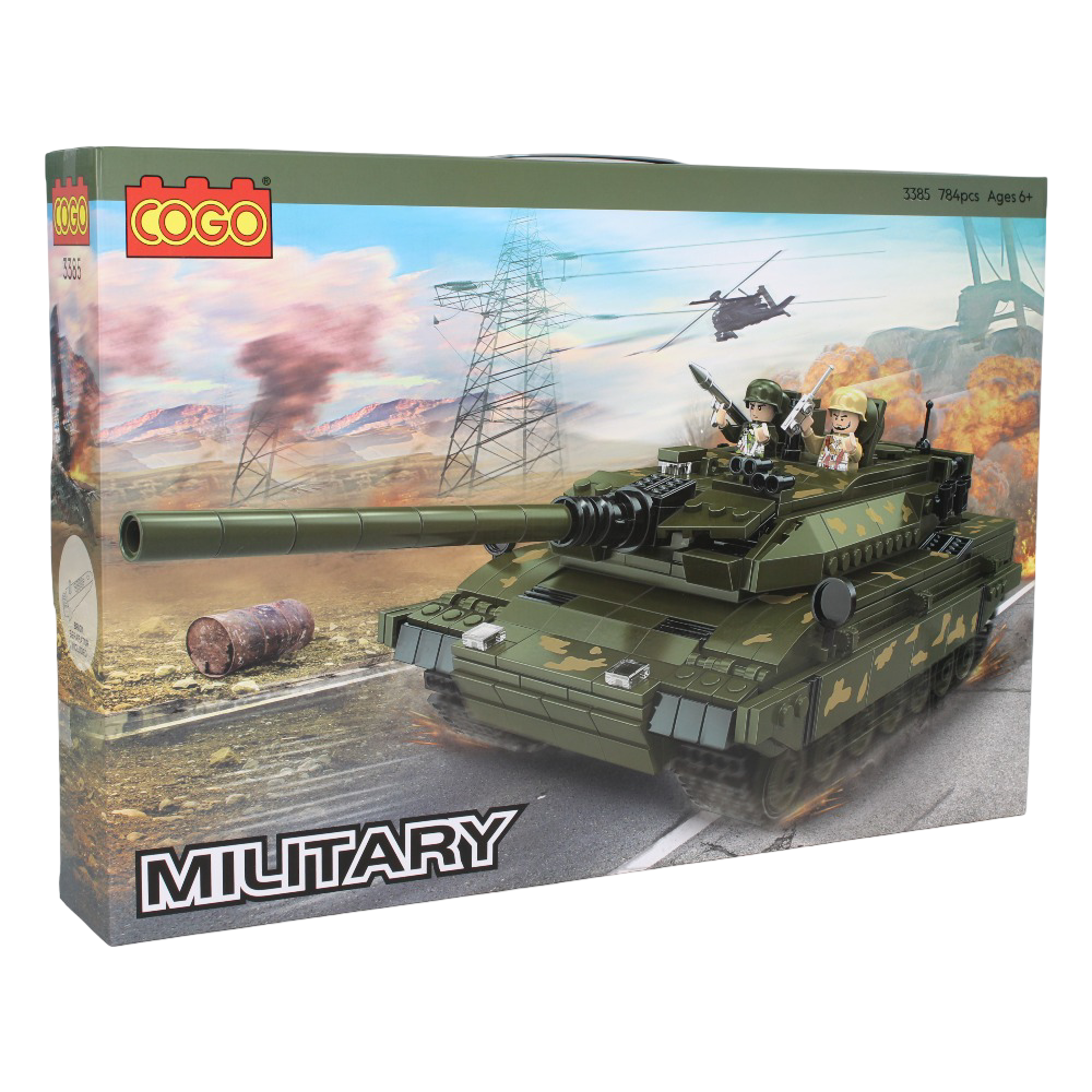 Cogo Military Battle Tank Building Block Set – 784 Pcs