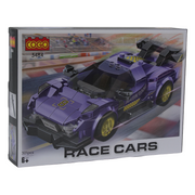 Cogo Purple Race Car Building Block Set – 301 Pcs
