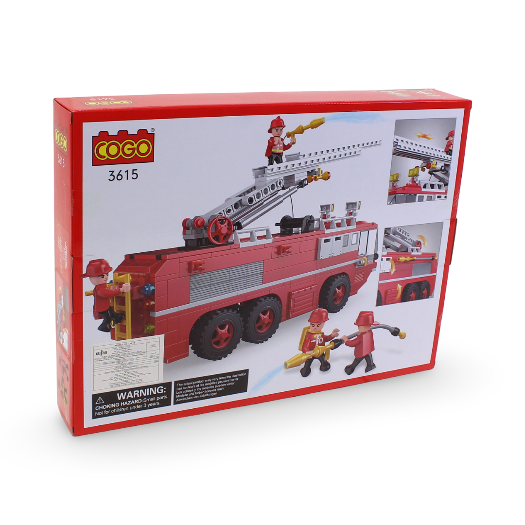 Cogo Fire Truck Building Block Set – 424 Pcs