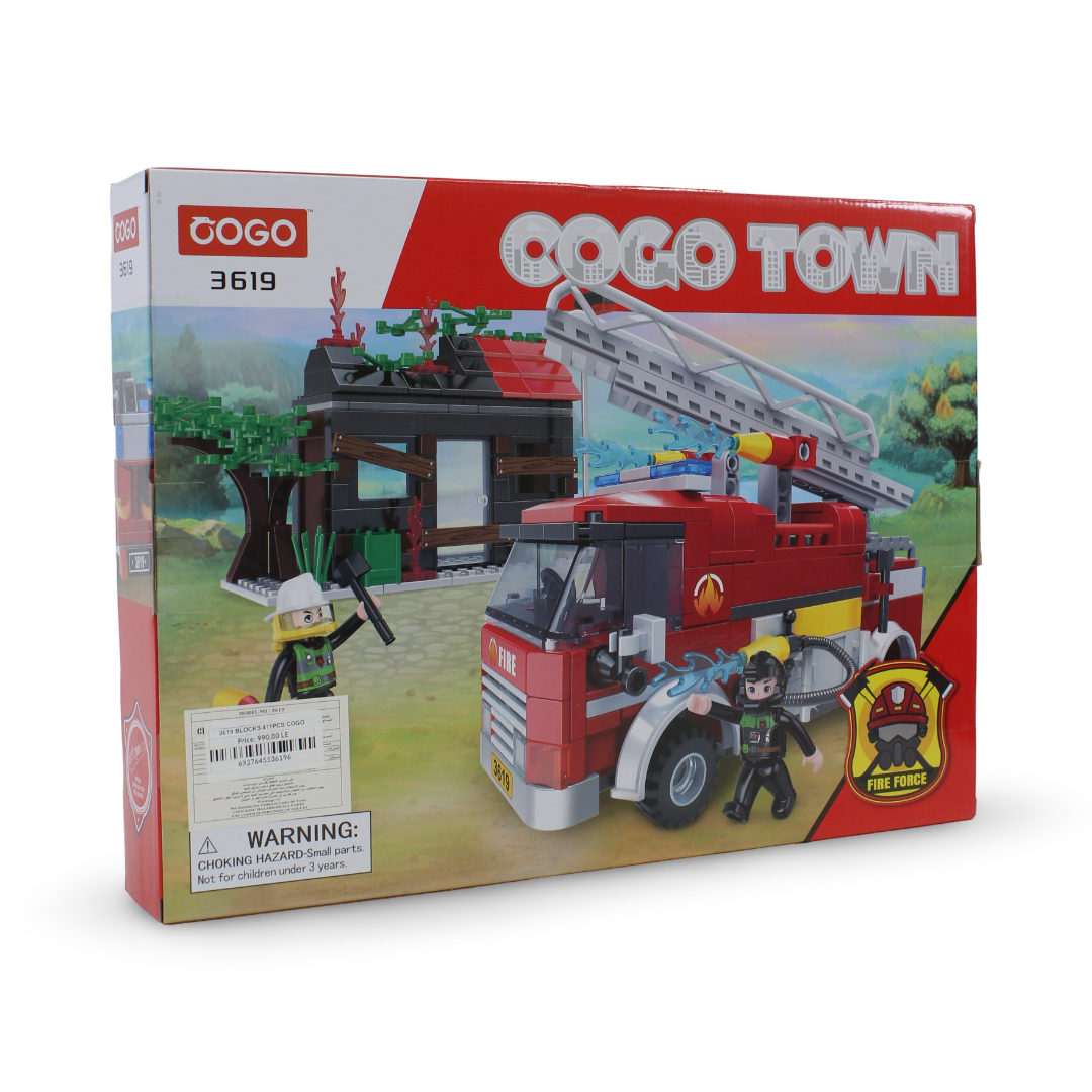 Cogo Town Tree House Rescue Building Blocks Set – 411 Pcs
