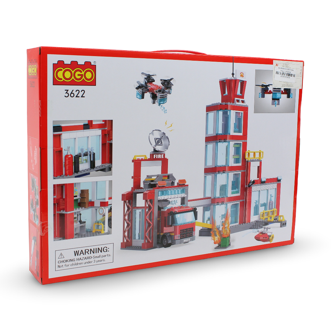 Cogo Fire & Rescue Building Block Set – 616Pcs