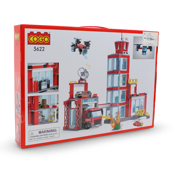 Cogo Fire & Rescue Building Block Set – 616Pcs