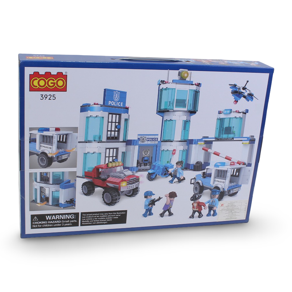 Cogo Police Station Building Blocks Set – 731 Pieces