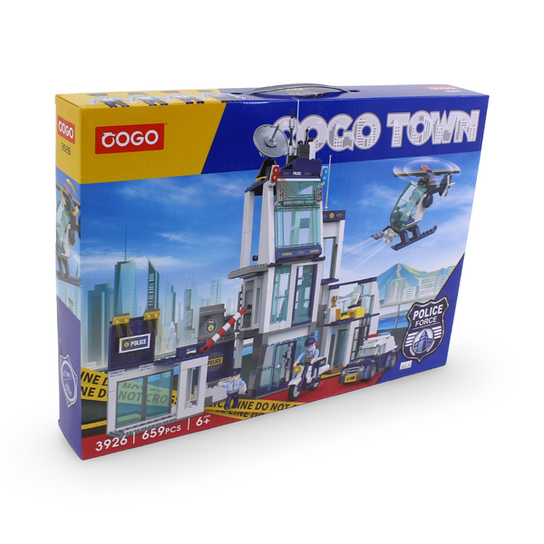 Cogo Town Police Force Building Block Set – 659 Pcs
