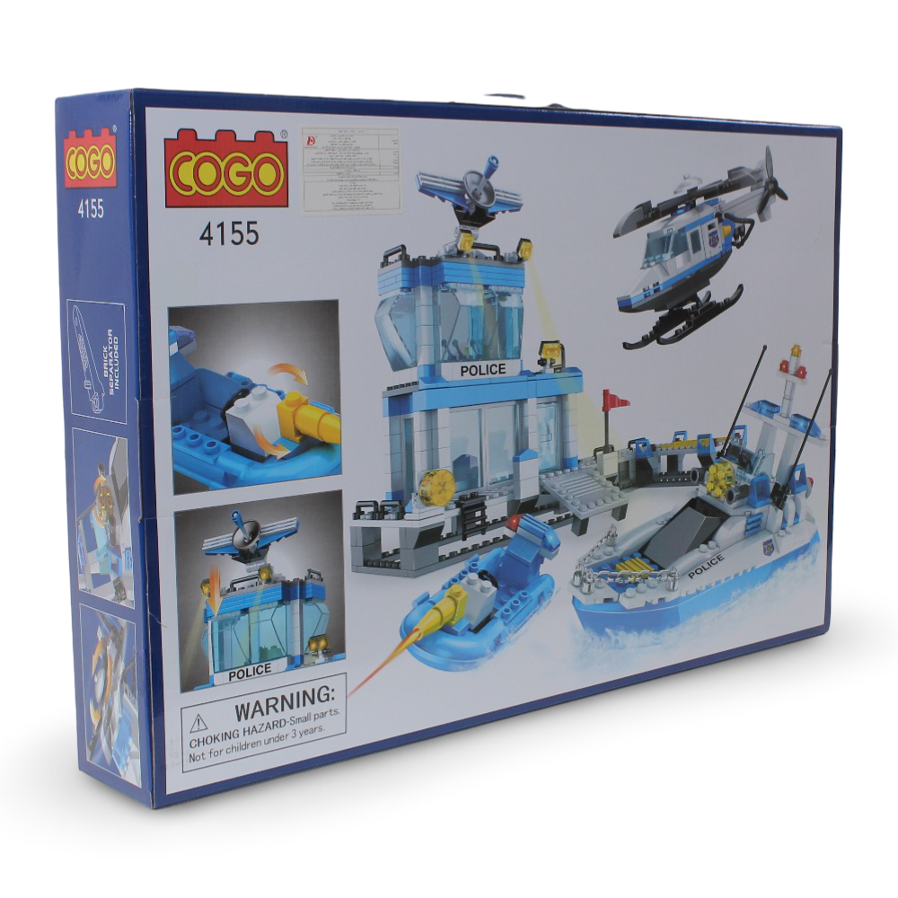 Cogo Police Force Building Blocks Set – 644 Pieces