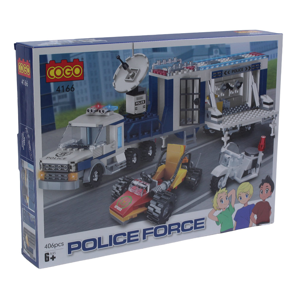 Cogo Police Force Building Block Set – 406 Pcs