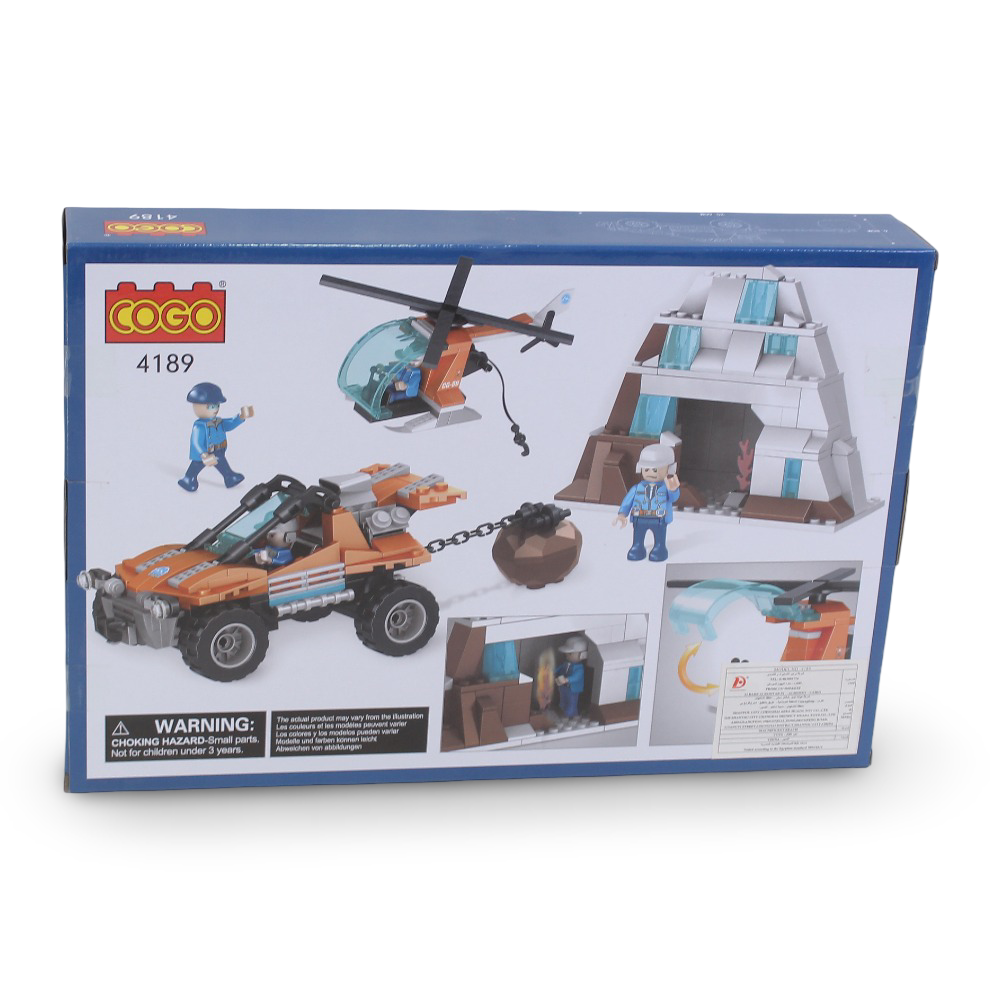 Cogo City Pole Rescue Building Blocks Set – 378 Pieces