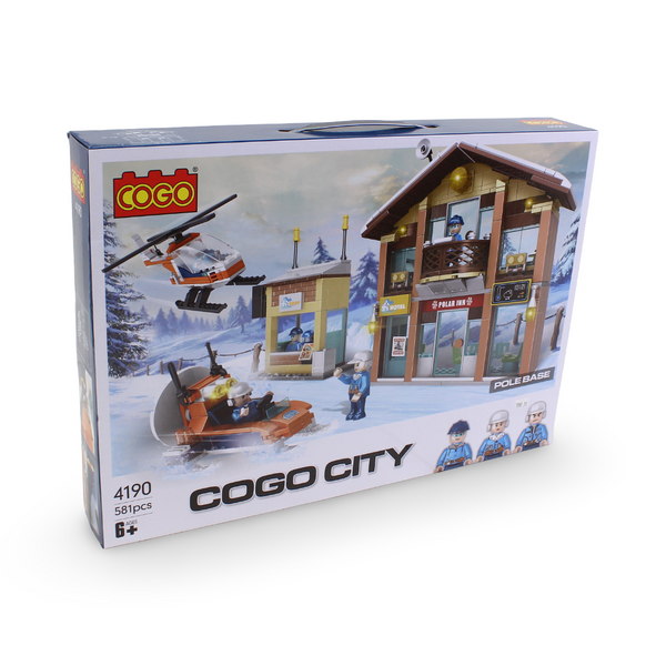 Cogo City Polar Base Building Blocks Set – 581 Pcs