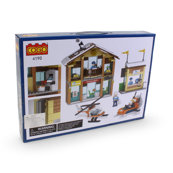 Cogo City Polar Base Building Blocks Set – 581 Pcs