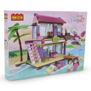 Cogo Merry Days Beach Villa Building Block Set – 423 Pcs