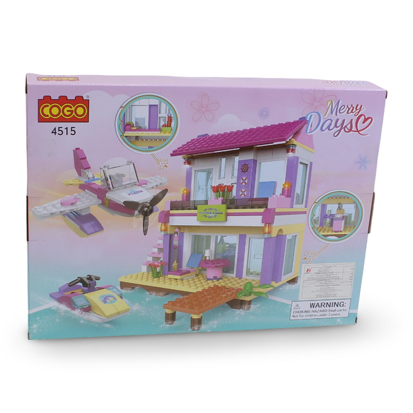 Cogo Merry Days Beach Villa Building Block Set – 423 Pcs