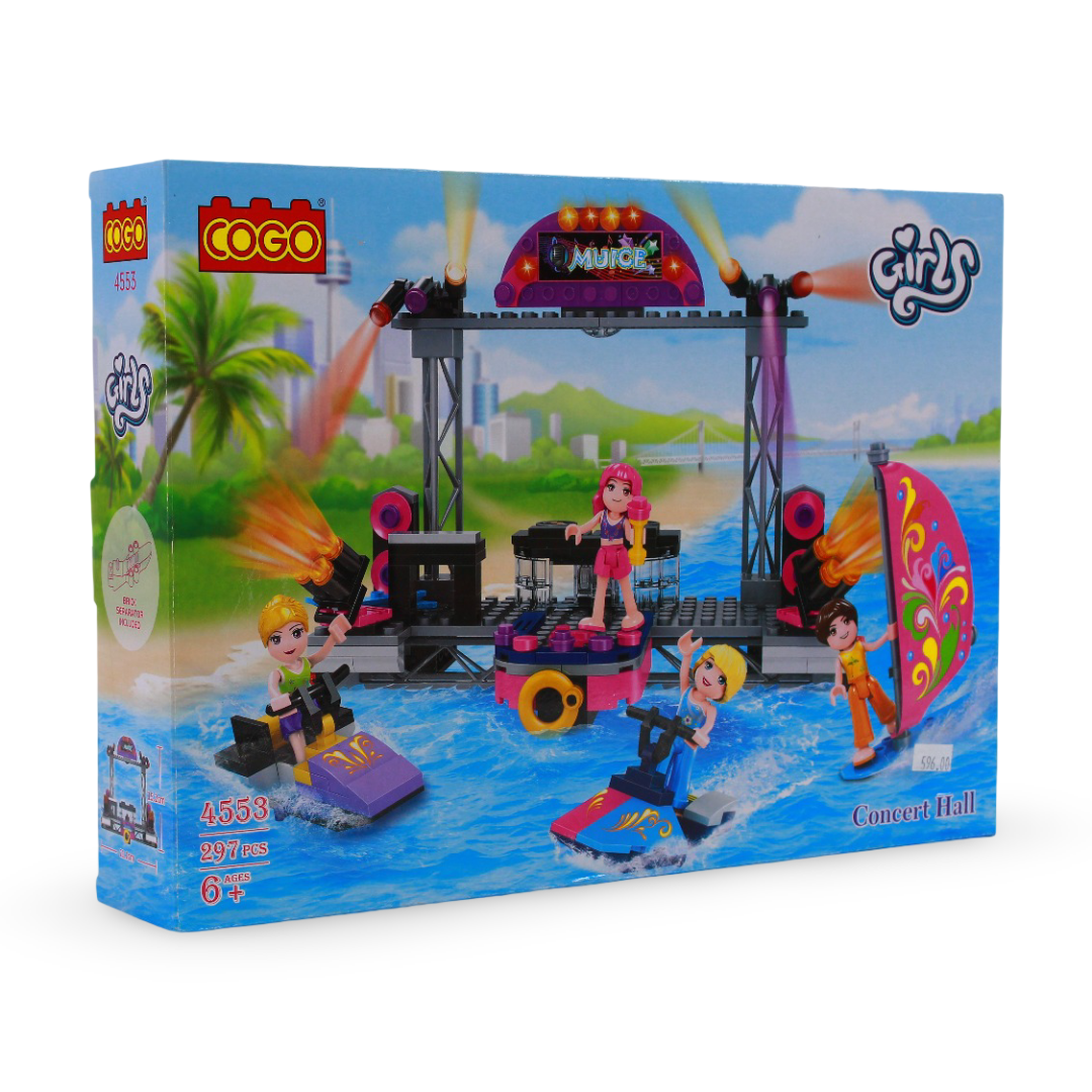 Cogo "Concert Hall" Building Block Set – 297 Pcs