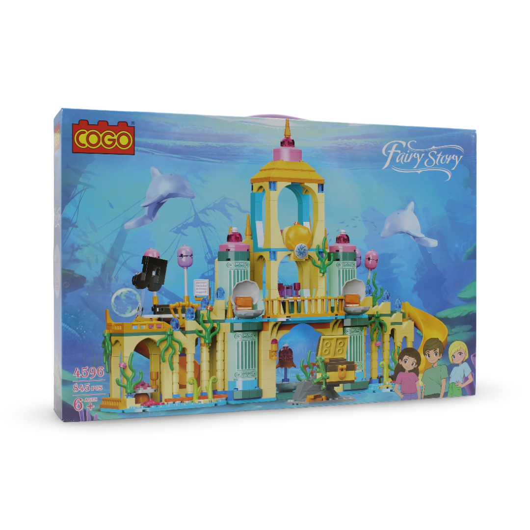 Cogo Undersea Mermaid Palace Building Block Set – 845 Pcs
