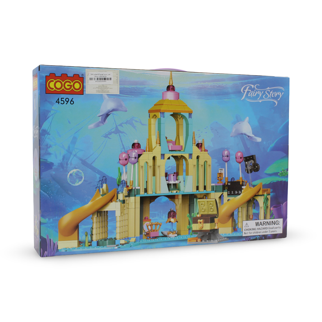 Cogo Undersea Mermaid Palace Building Block Set – 845 Pcs