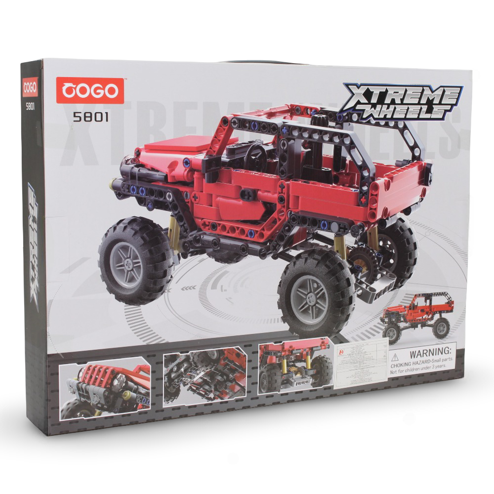 Cogo Off-Road Jeep Building Block Set – 501 Pcs