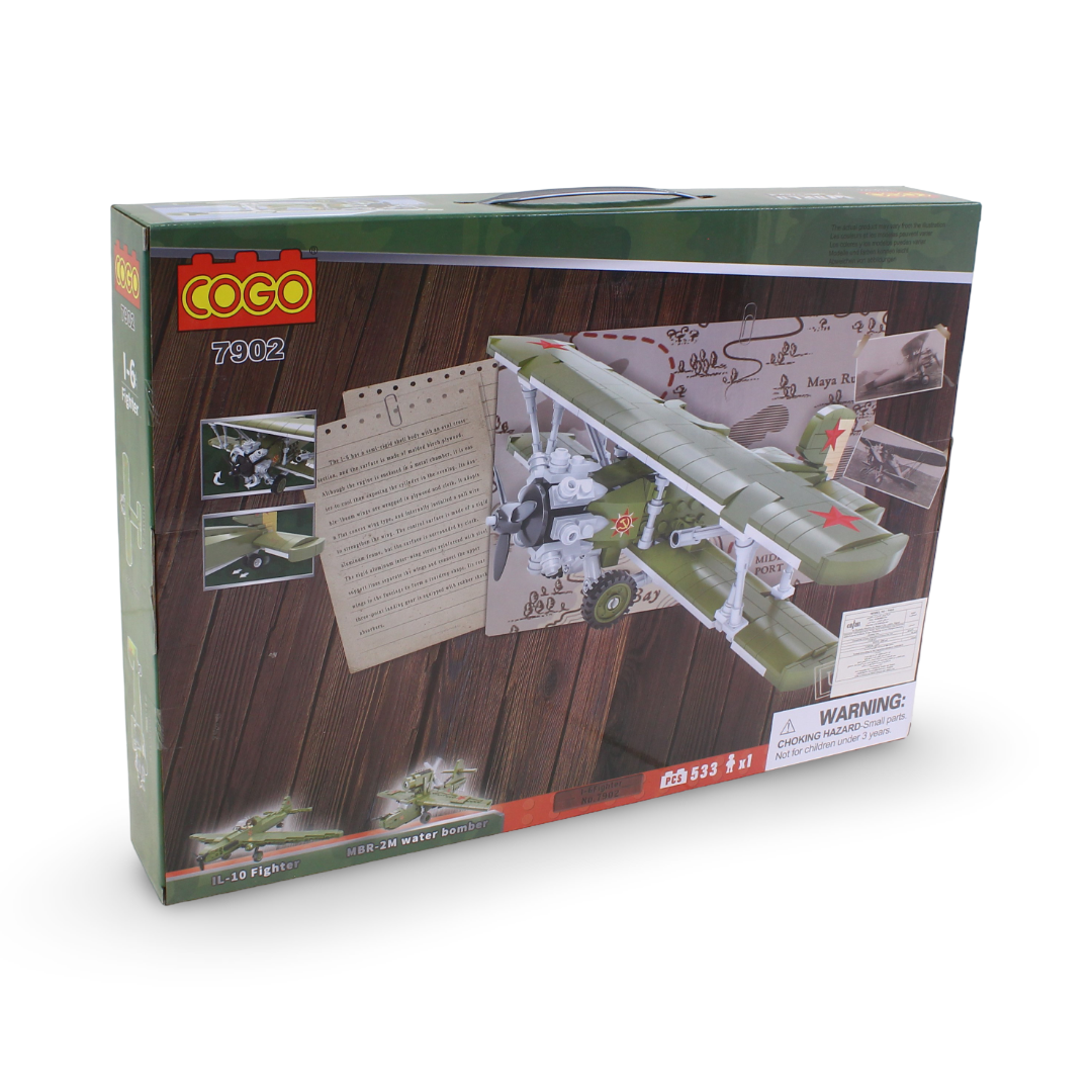 Cogo World Military Fighter Building Blocks Set – 533 Pcs