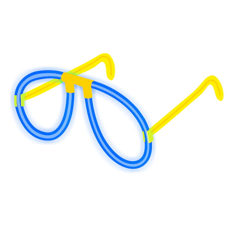 Glow-in-the-Dark Eye Glasses
