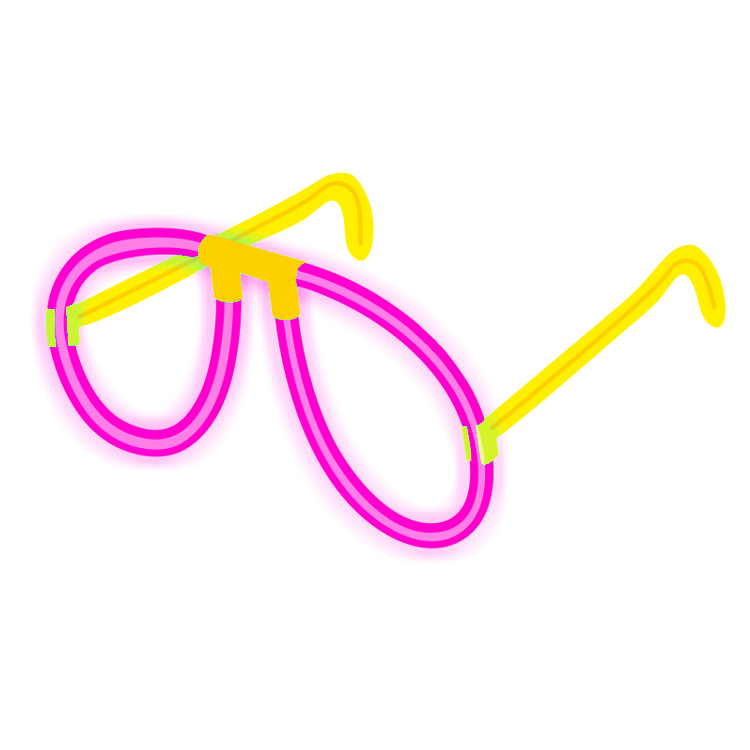 Glow-in-the-Dark Eye Glasses