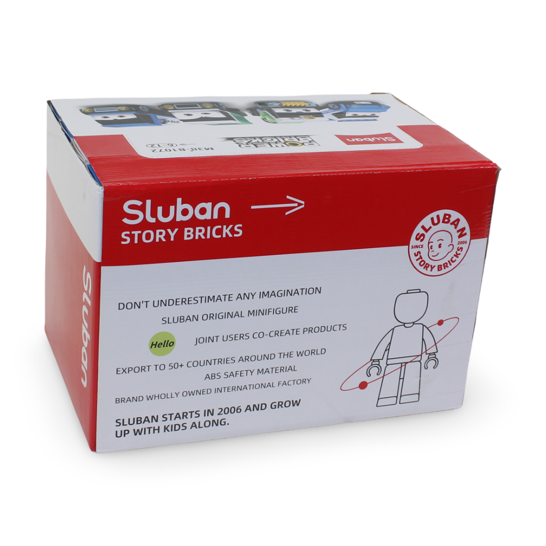 Sluban Power Bricks Pull-Back Construction (1 Pcs)
