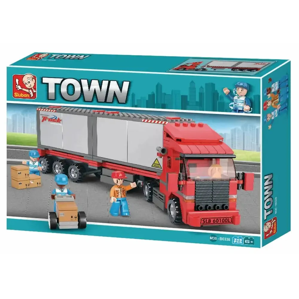 Sluban Town Cargo Truck Building Blocks Set – 345 Pcs