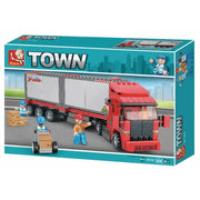 Sluban Town Cargo Truck Building Blocks Set – 345 Pcs