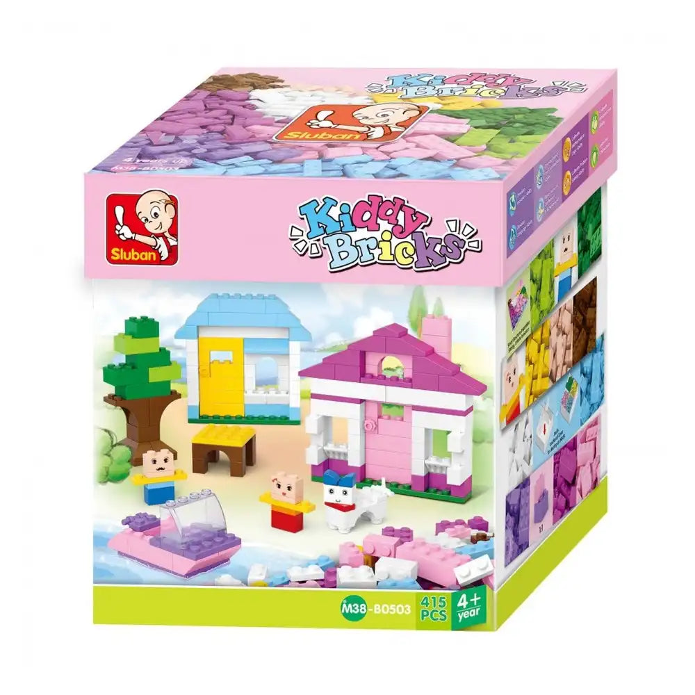 Sluban Kiddy Bricks Basic Building Blocks Set – 415 Pcs