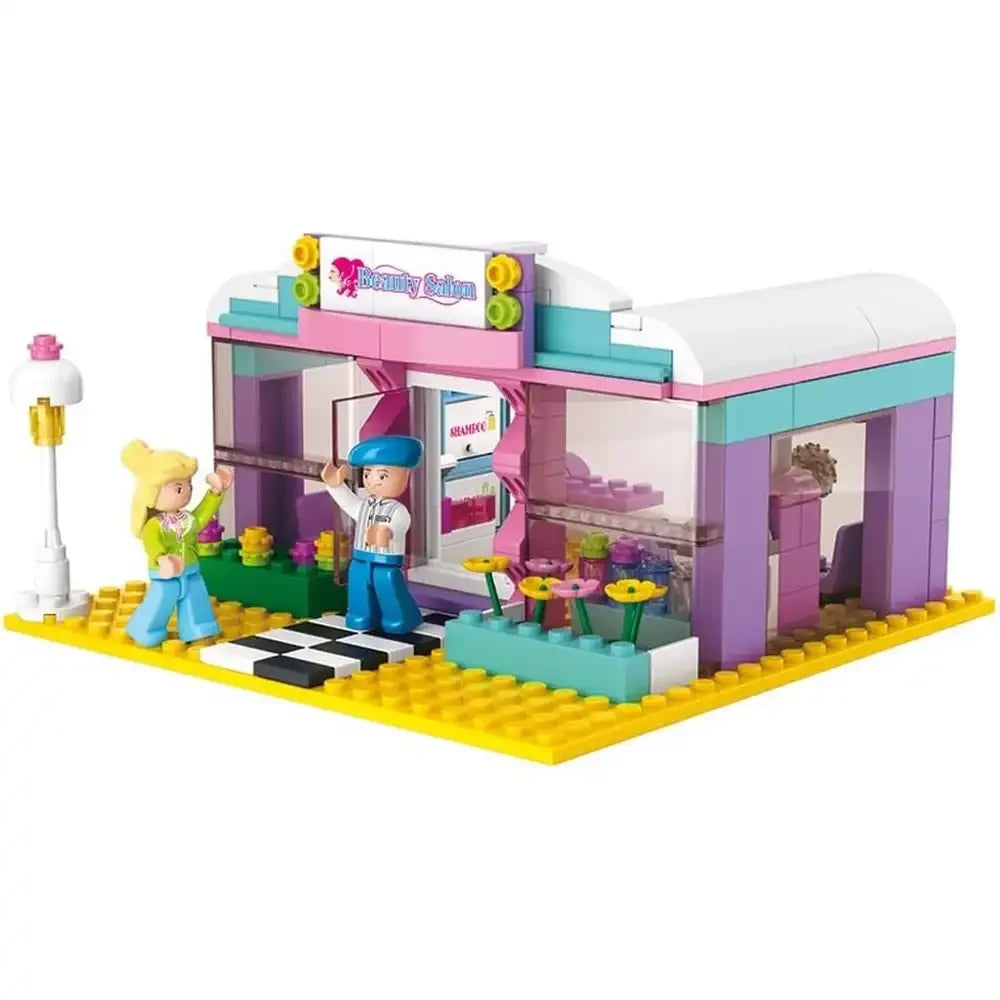 Sluban Girls Dream Hair Beauty Salon Bricks Set - 242 Pcs