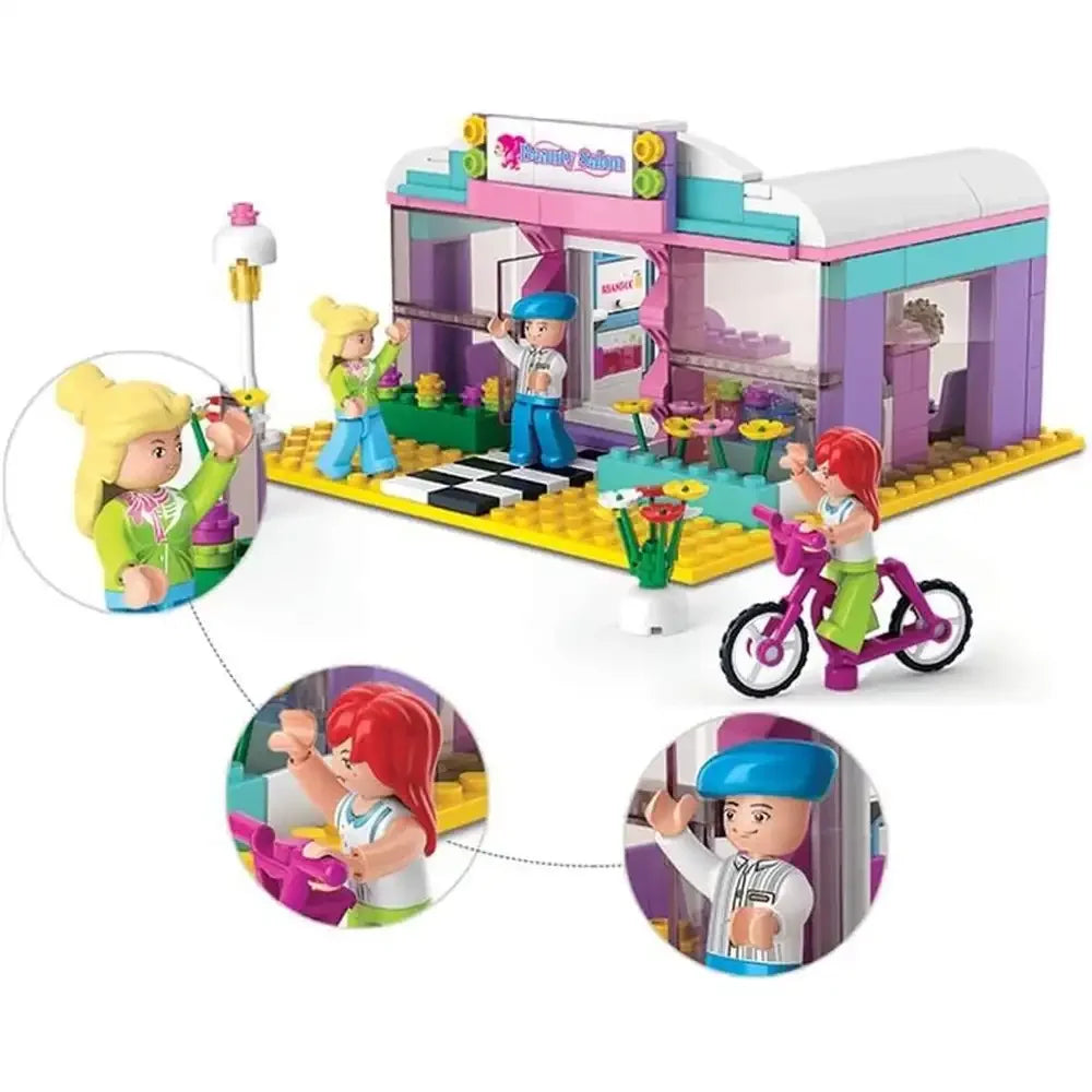 Sluban Girls Dream Hair Beauty Salon Bricks Set - 242 Pcs