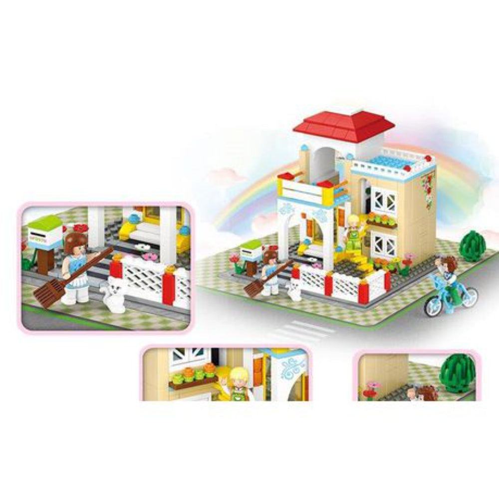 Sluban Girls Dream Sweet Home Building Blocks Set - 380 Pcs