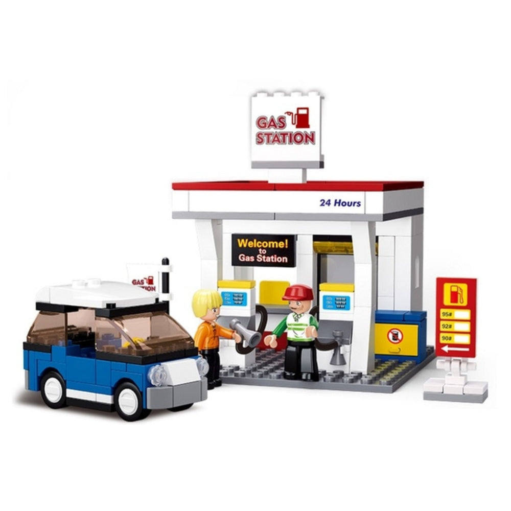 Sluban Town Gas Station - 167Pcs
