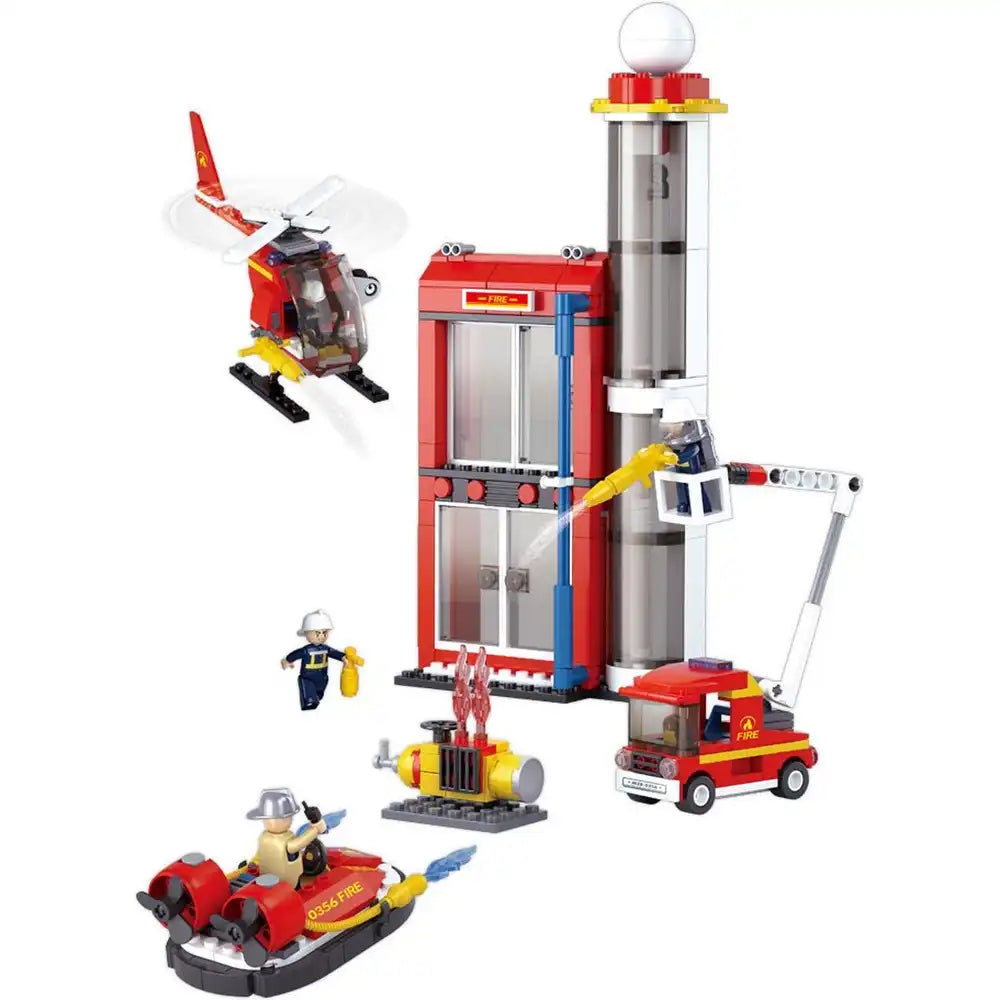 Sluban Fire Substation Building Blocks Set - 425Pcs