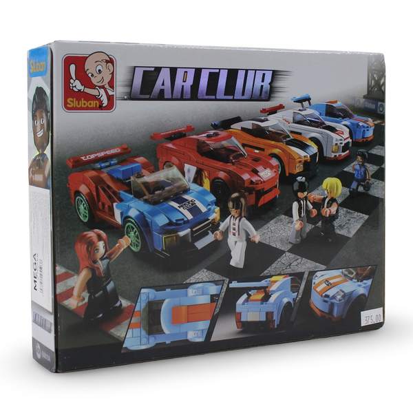 Sluban Car Club Leopard Racing Car Building Blocks Set - 148 Pcs