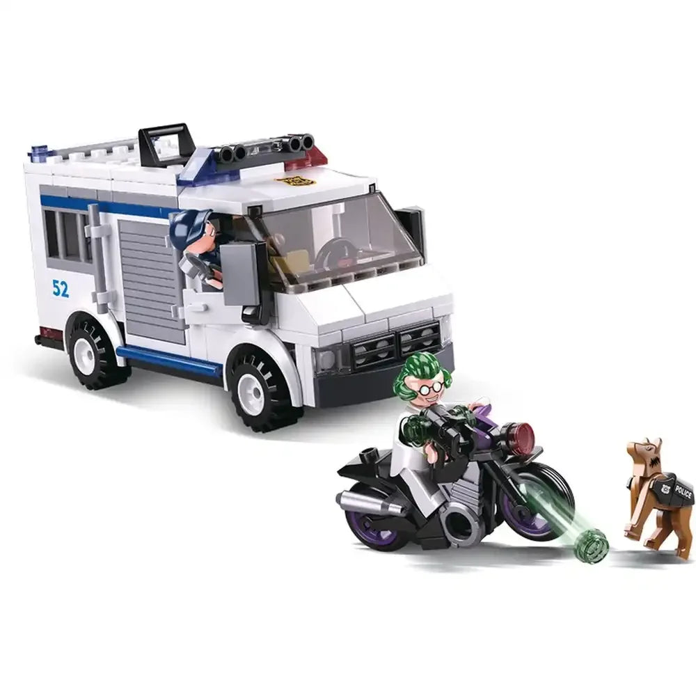 Sluban Police Prisoner Transport Vehicle Building Blocks Set – 117 Pcs