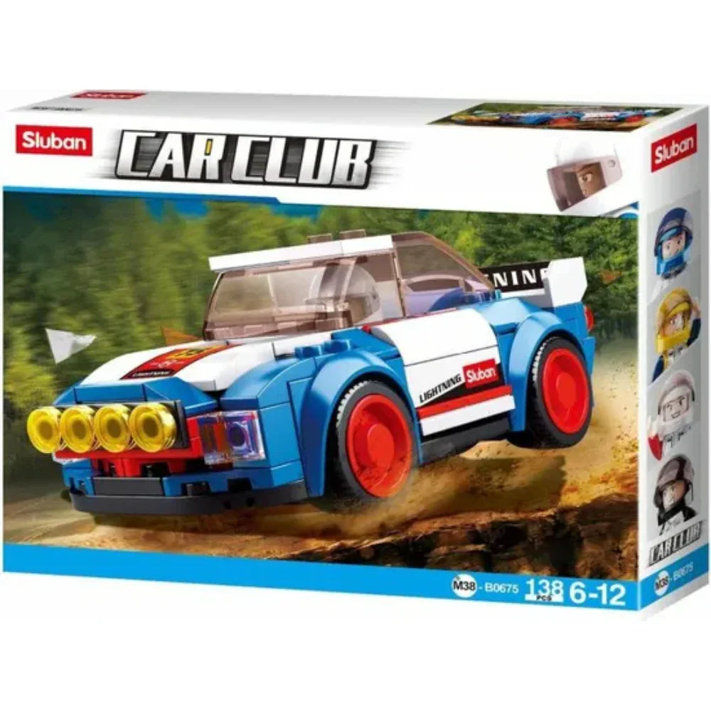Sluban Car Club Rally Car Building Blocks Set – 138 Pcs