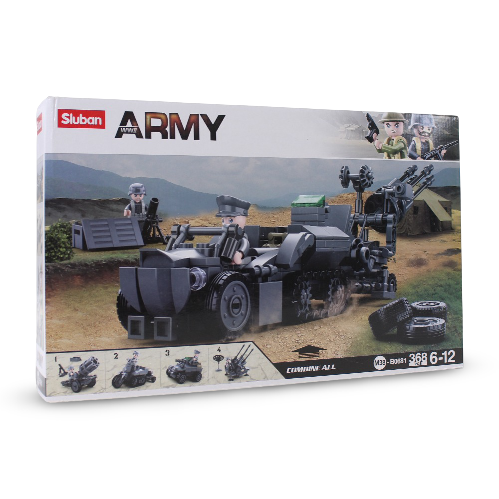 Sluban 4-in-1 WWII German Army - 368Pcs