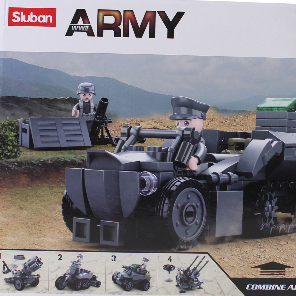 Sluban 4-in-1 WWII German Army - 368Pcs