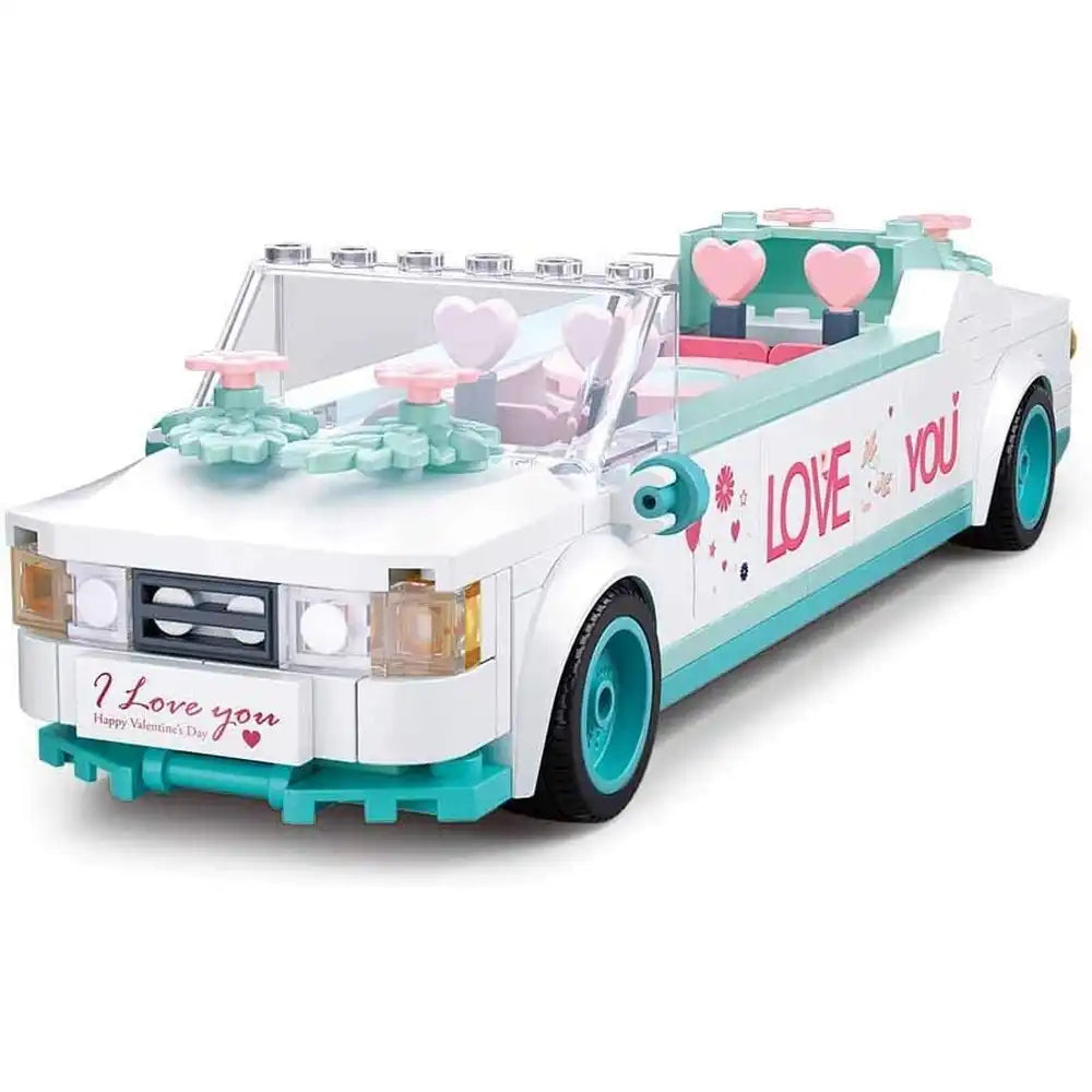 Sluban Girls Dream Limousine Building Blocks Set - 204 Pcs